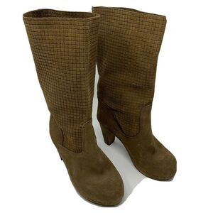 Sanita Anthropologie Brown Ankle Boots